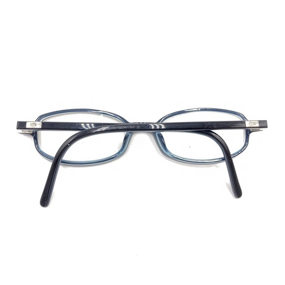 Gucci GG2478 M4X Black Blue Rectangle Eyeglasses Frames 47-16 130 Italy Designer - Picture 11 of 12